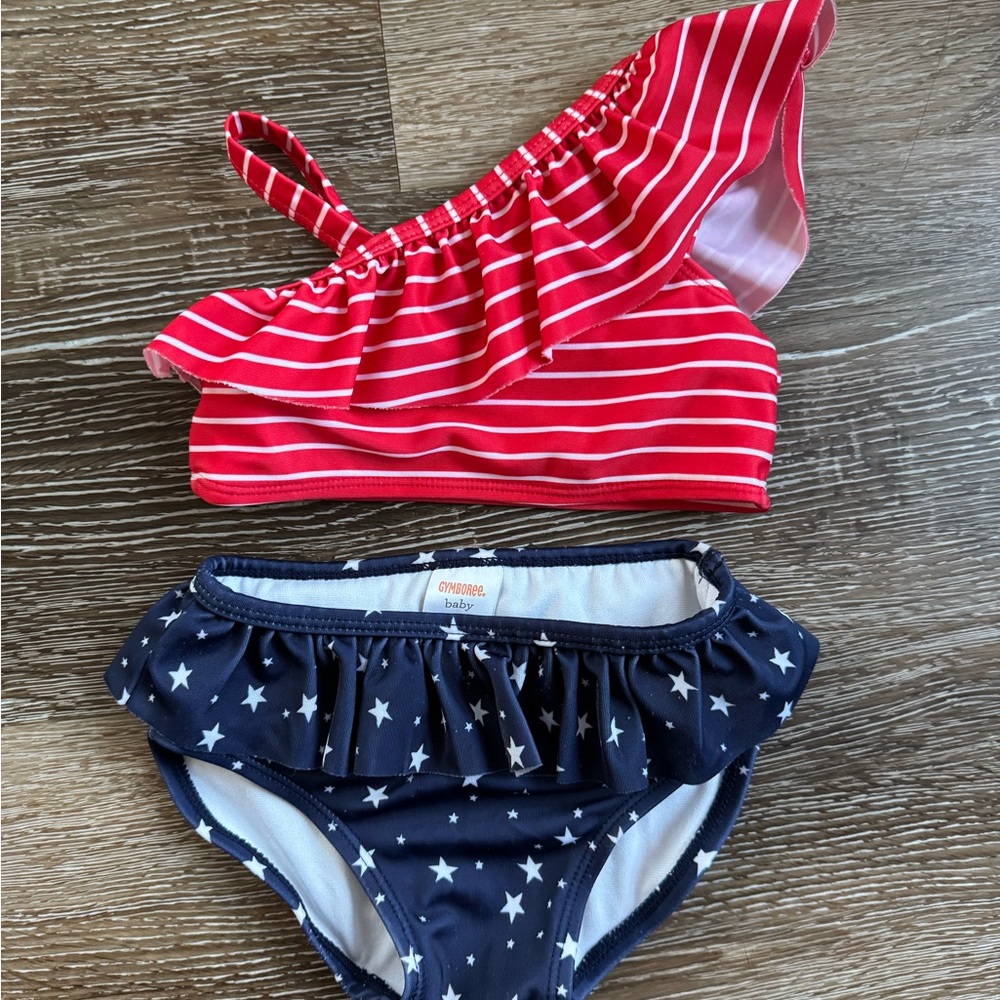 Patriotic infant bikini